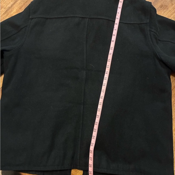 Old Navy Black Wool Military Field Jacket - Picture 4 of 5